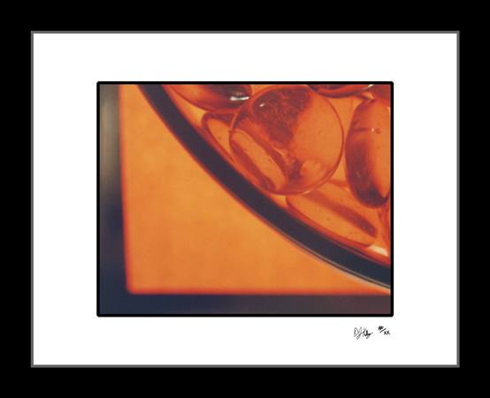 Black and Orange Geometry - Vase Study (VaseOrange001) - Damian Kolbay Photography