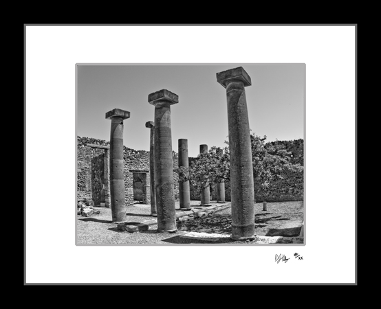 Foyer with a Tree - Pompeii, Italy (6580_PompeiiFoyerTree) - Damian Kolbay Photography