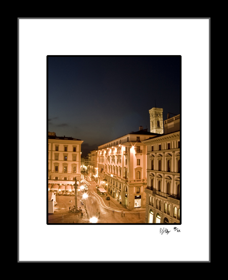 The Bell Tower - Florence, Italy (6703_FlorenceNight) - Damian Kolbay Photography