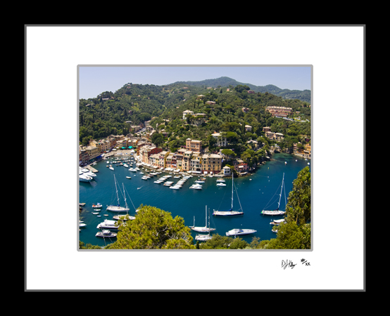 Above the Town - Portofino, Italy (7148_PortofinoOverlook) - Damian Kolbay Photography