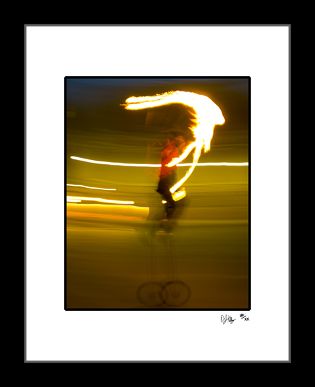 Unicycle in Motion - Venice, Italy (7270_UnicycleMotion) - Damian Kolbay Photography