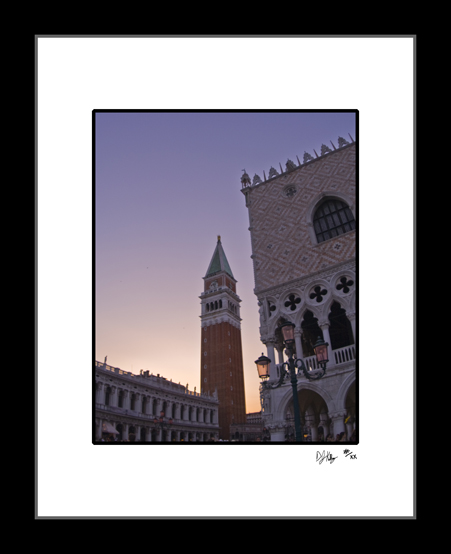 Evening in Piazza San Marco - Venice, Italy (7390_SanMarcoEvening) - Damian Kolbay Photography